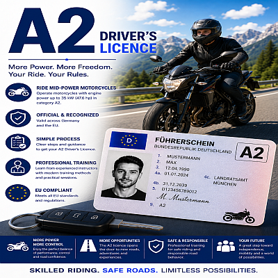 Buy A2 Driver’s Licence Germany