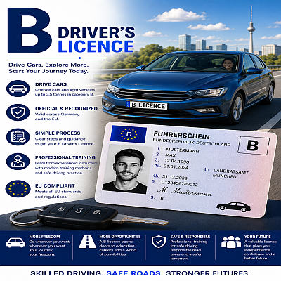 Buy B Driver’s Licence Germany