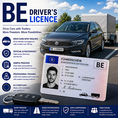 Buy BE Driver’s Licence in Germany