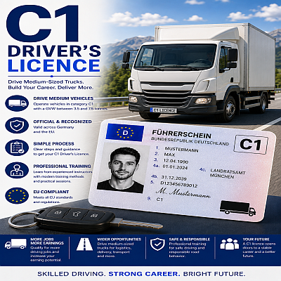 Buy C1 Driver’s Licence in Germany