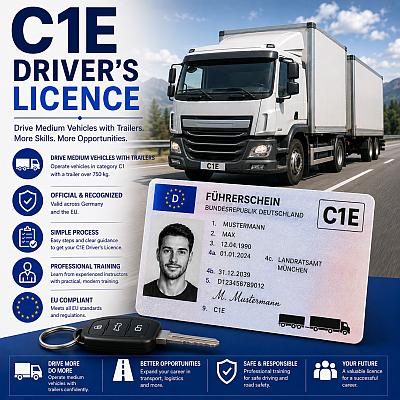 Buy C1E Driver’s Licence in Germany