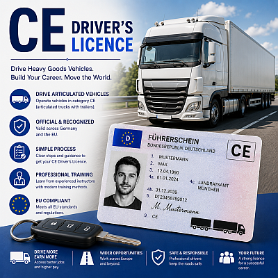 Buy CE Driver’s Licence in Germany