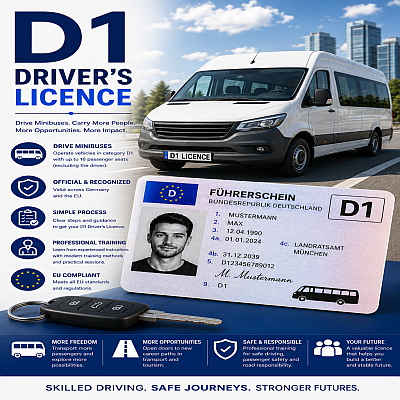 Buy D1 Driver’s Licence in Germany