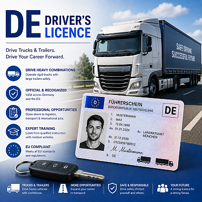Buy DE Driver’s Licence in Germany