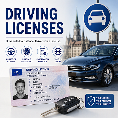 Buy Driving Licenses in Germany