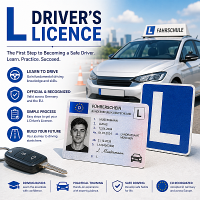 Buy L Driver’s Licence in Germany