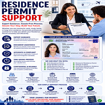 Residence Permit Support in Germany